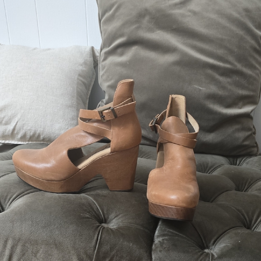 Free People Brown Platform Shoes